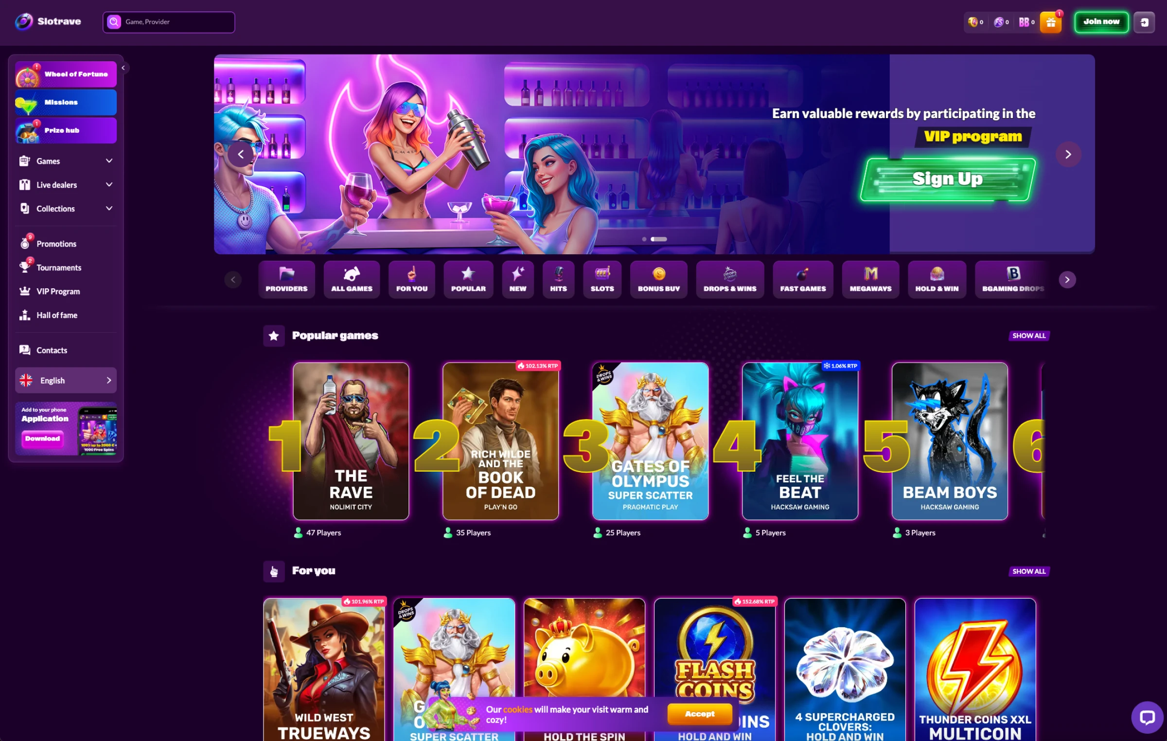 Slotrave Live-Casino-Spiele und Spielautomaten Slotrave Live-Casino-Spiele und Spielautomaten